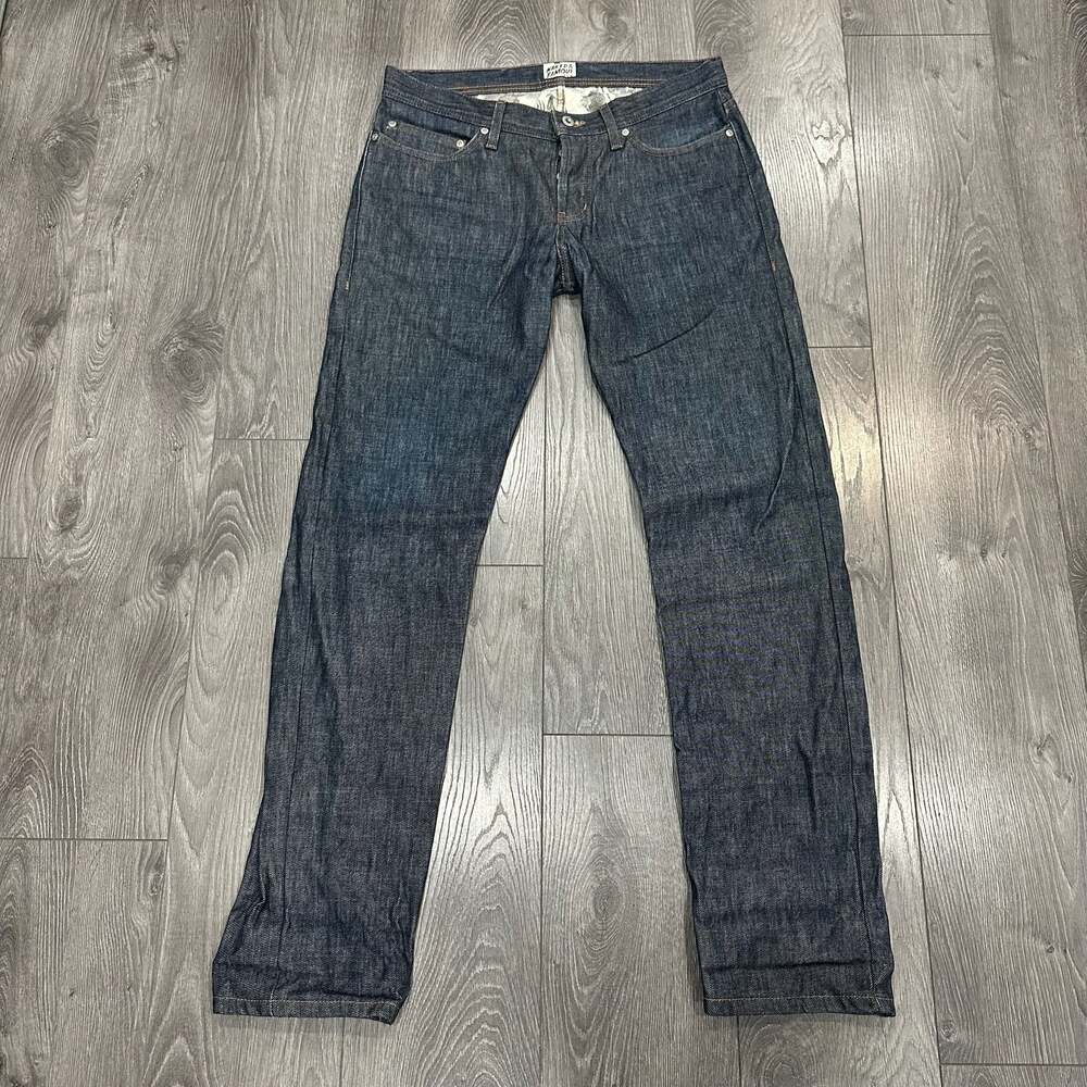 Naked & Famous Denim "Weird Guy" Nudes Print Raw Denim Jeans - Size 33